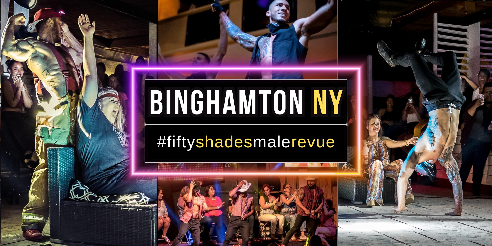 Exciting Fifty Shades Live performance in Binghamton NY for a fun Ladies Night Out Show