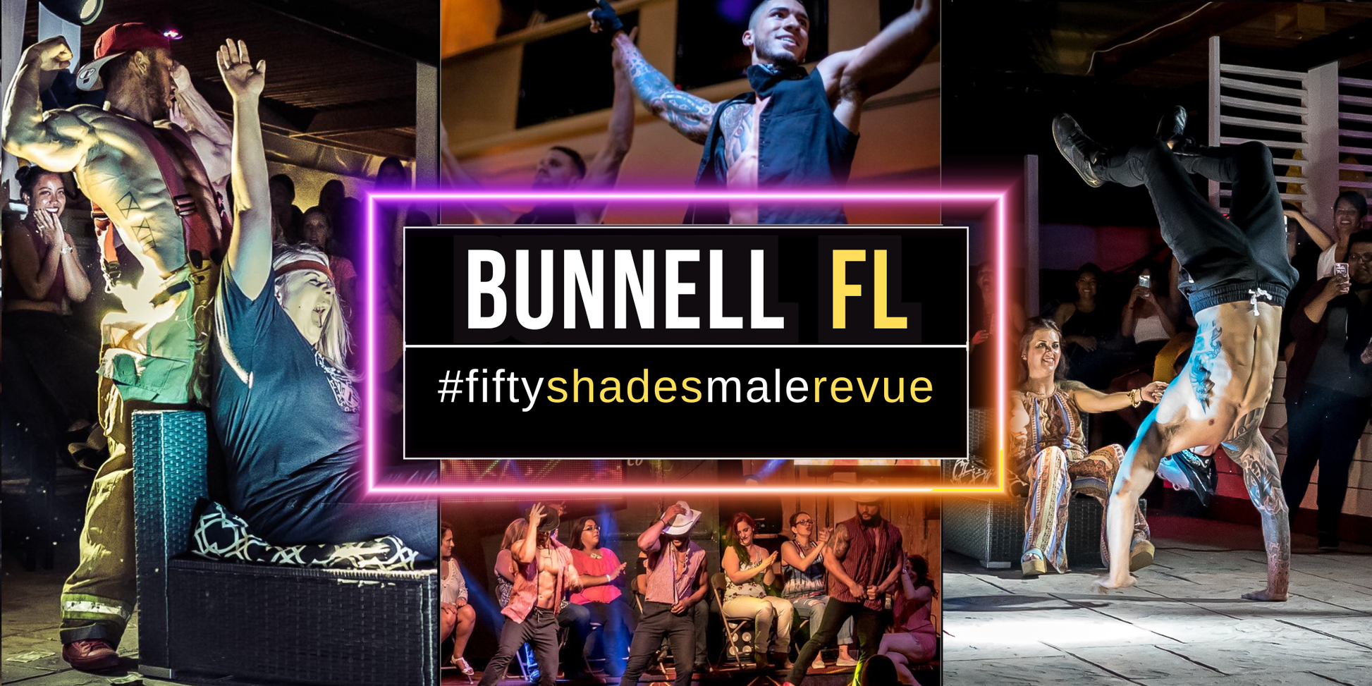 Ladies night out in Bunnell FL enjoying the exciting Fifty Shades Live show
